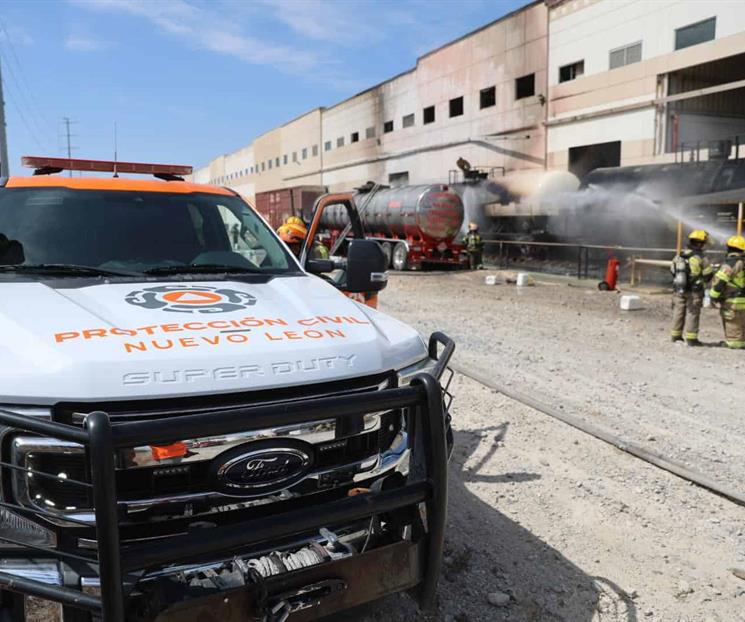 Causa alarma incendio de pipa en Apodaca