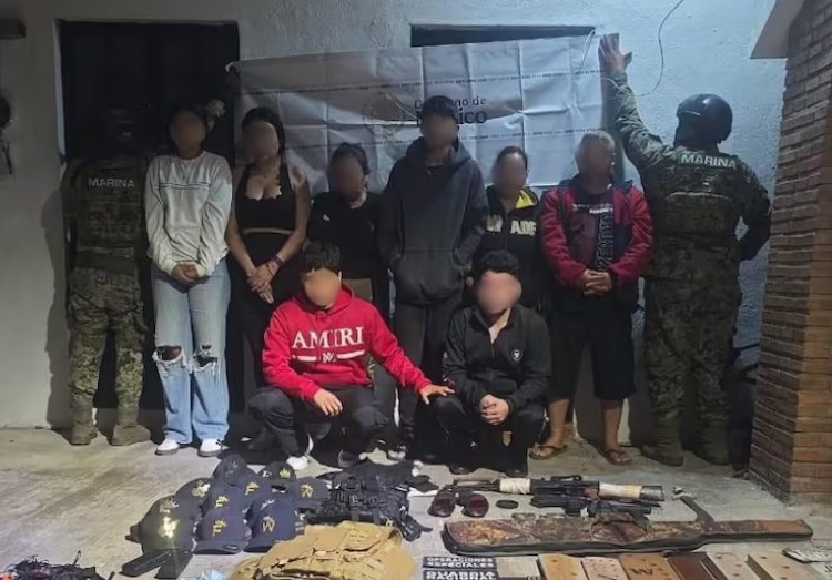 Caen 8 presuntos integrantes del CJNG en Puerto Vallarta Caen 8 presuntos integrantes del CJNG en Puerto Vallarta