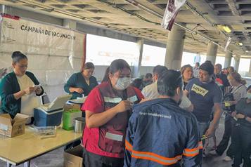 Responden santacatarinenses al llamado a vacunarse