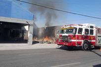 Alarma incendio en casa abandonada