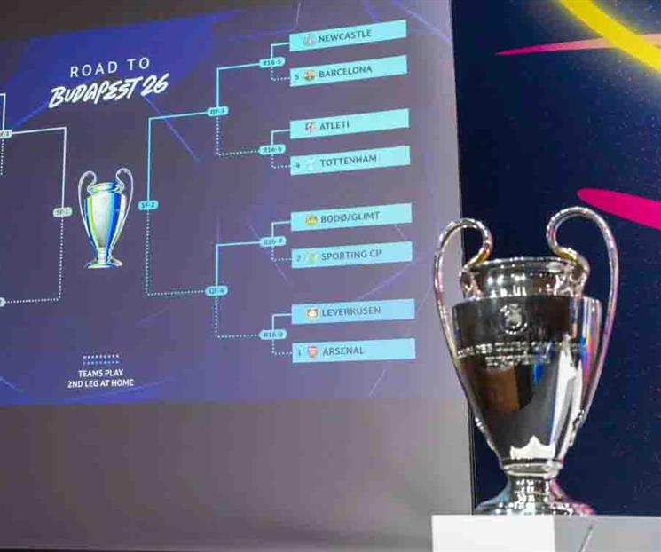 Realizan sorteo en la Champions League