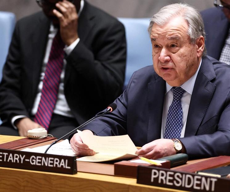 Condena Ant&oacute;nio Guterres la escalada militar en Oriente Medio