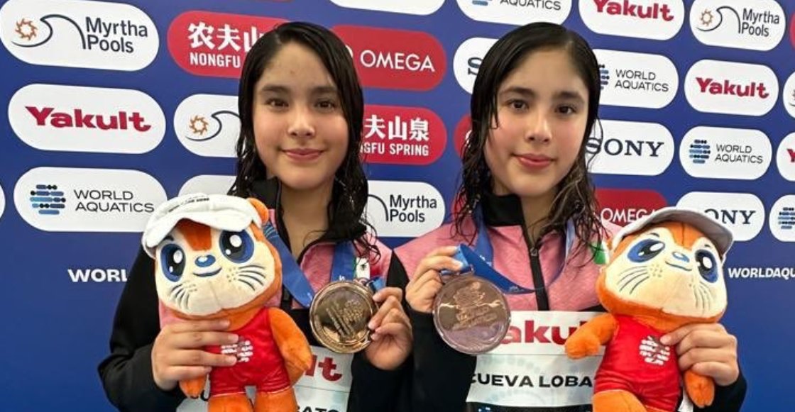 Gemelas Lia y Mía se hacen del bronce en Copa del Mundo Gemelas Lia y Mía se hacen del bronce en Copa del Mundo