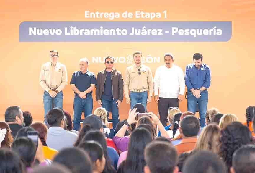 Entregan primera etapa del Libramiento Ju&aacute;rez-Pesquer&iacute;a