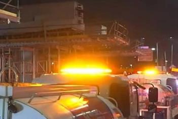 Deja cinco lesionados derrumbe en L&iacute;nea 4