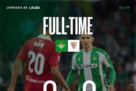 El Cl&aacute;sico Sevillano qued&oacute; empatado