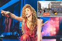 Se alistan fan&aacute;ticos para ver a Shakira en el Z&oacute;calo