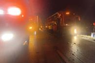 Choque entre autob&uacute;s y tr&aacute;iler deja 9 heridos en Galeana