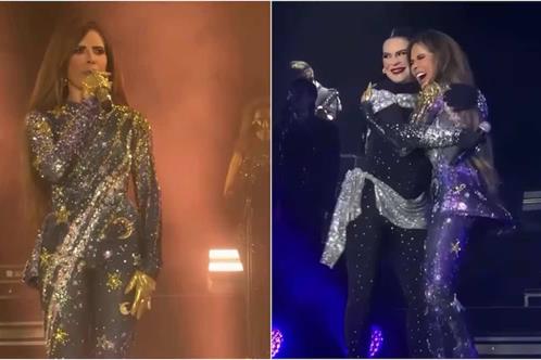 Gloria Trevi y Mar&iacute;a Raquenel se reencuentran en el escenario