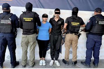 Cae pareja por robos en tiendas