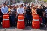 Entrega Mijes obras terminadas en la colonia Nueva Esperanza