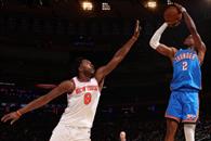 Thunder saca valioso triunfo ante Knicks