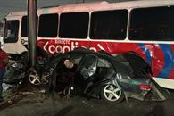 Deja choque una lesionada