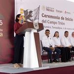 Alcanza proyecto Trion 50% de avance