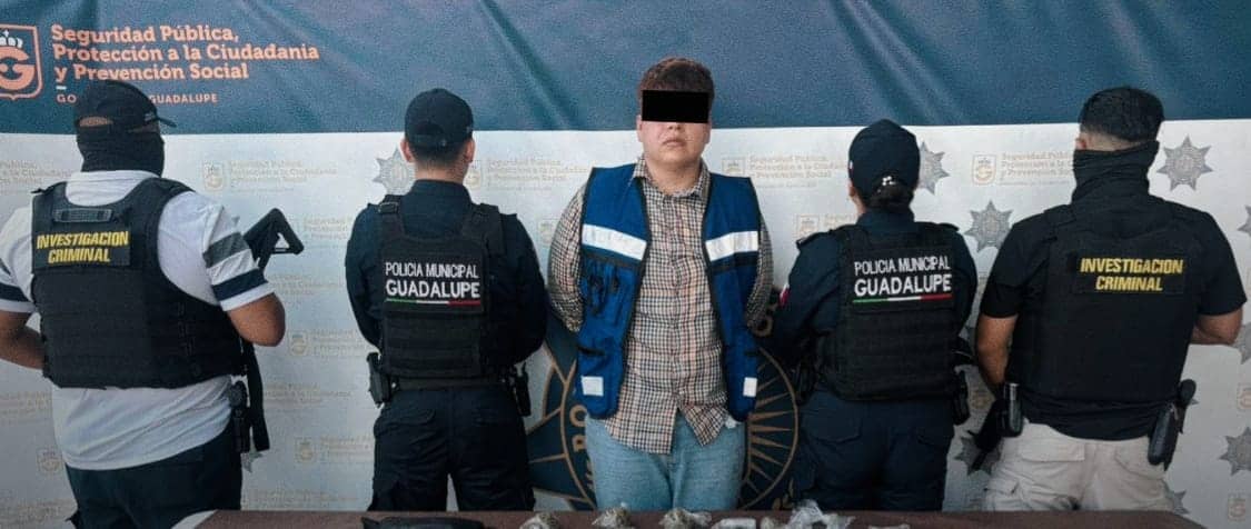 Detienen a sujeto arma de fuego y narc&oacute;ticos