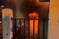 Arde vivienda en Linares