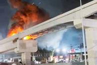 Se registra explosi&oacute;n e incendio en obras de la L6 del Metro