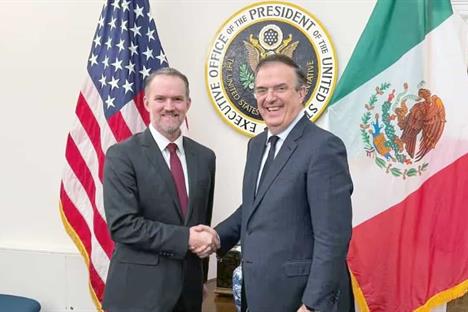 Anuncian M&eacute;xico y EU pl&aacute;ticas para revisi&oacute;n de T-MEC