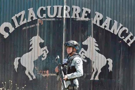 Presenta FGR avances del Rancho Izaguirre