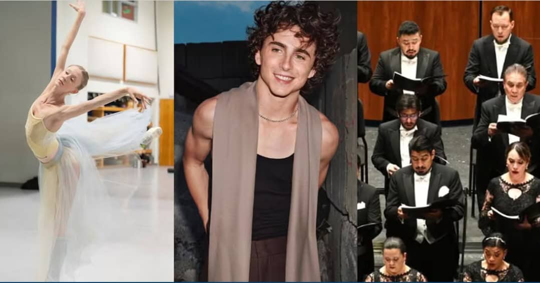 Cr&iacute;ticas de Timoth&eacute;e Chalamet sacuden el mundo del ballet y la &oacute;pera