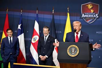 Tilda presidente cubano de neocolonial cumbre de Trump