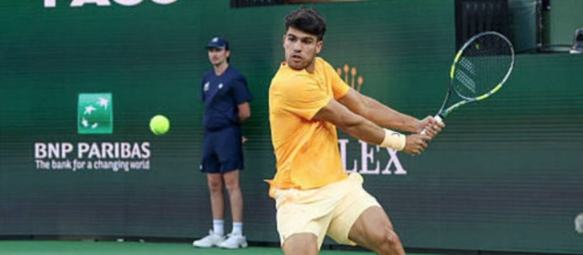 Avanzan Alcaraz y Djokovic en Indian Wells Avanzan Alcaraz y Djokovic en Indian Wells