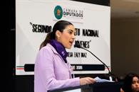 Inaugura Mar&iacute;a Teresa Ealy Segundo Parlamento de Mujeres J&oacute;venes