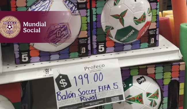 Profeco verifica productos ligados al Mundial 2026