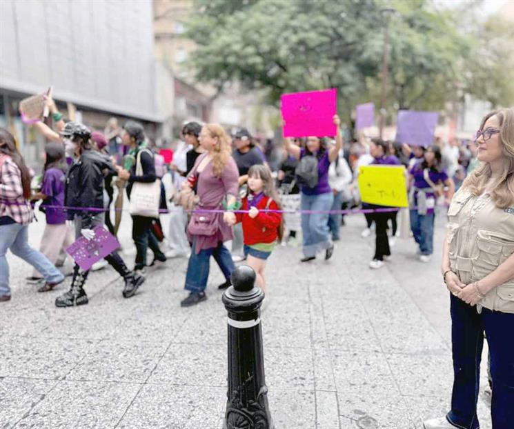 Observa la CEDH las manifestaciones de mujeres