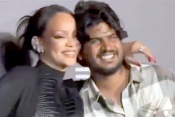 Rompe Rihanna el protocolo en un evento de la India