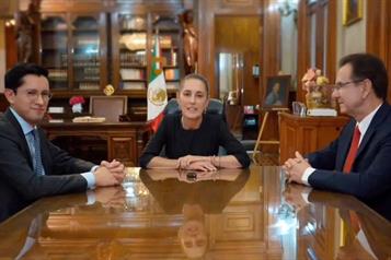 Se re&uacute;ne Sheinbaum con Esteban Moctezuma tras relevo en embajada