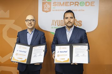 Firman carta compromiso para recuperar envases de cart&oacute;n y alimentos