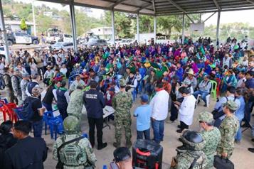 Familias desplazadas de Chilapa retornan a sus comunidades