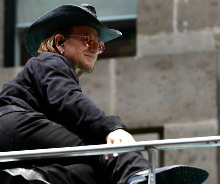 U2 contin&uacute;a grabaciones de su nuevo videoclip en el Centro Hist&oacute;rico