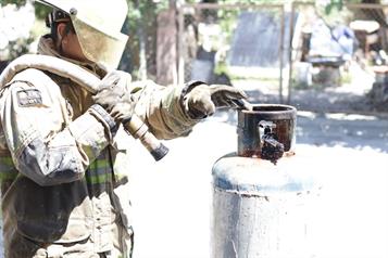 Alarma fuga de gas en cilindro