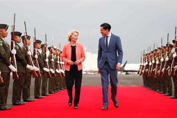 Llega Ursula von der Leyen a M&eacute;xico para firma acuerdo con la UE
