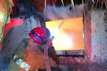 Se incendia casa en General Ter&aacute;n
