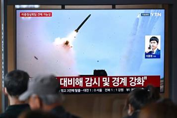 Prueba Corea del Norte sistema de lanzamiento de misiles