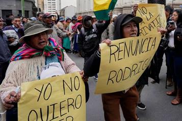 Aumentan las protestas en Bolivia