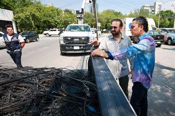 Realiza SP operativo especial para retirar cableado a&eacute;reo en desuso