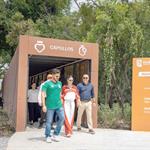 Inauguran Samuel y Mariana el Puente Capullos