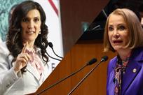 Confrontan Kenia L&oacute;pez y Laura  Itzel por respaldo a Sheinbaum