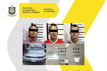 Cae banda de asaltantes en Santiago
