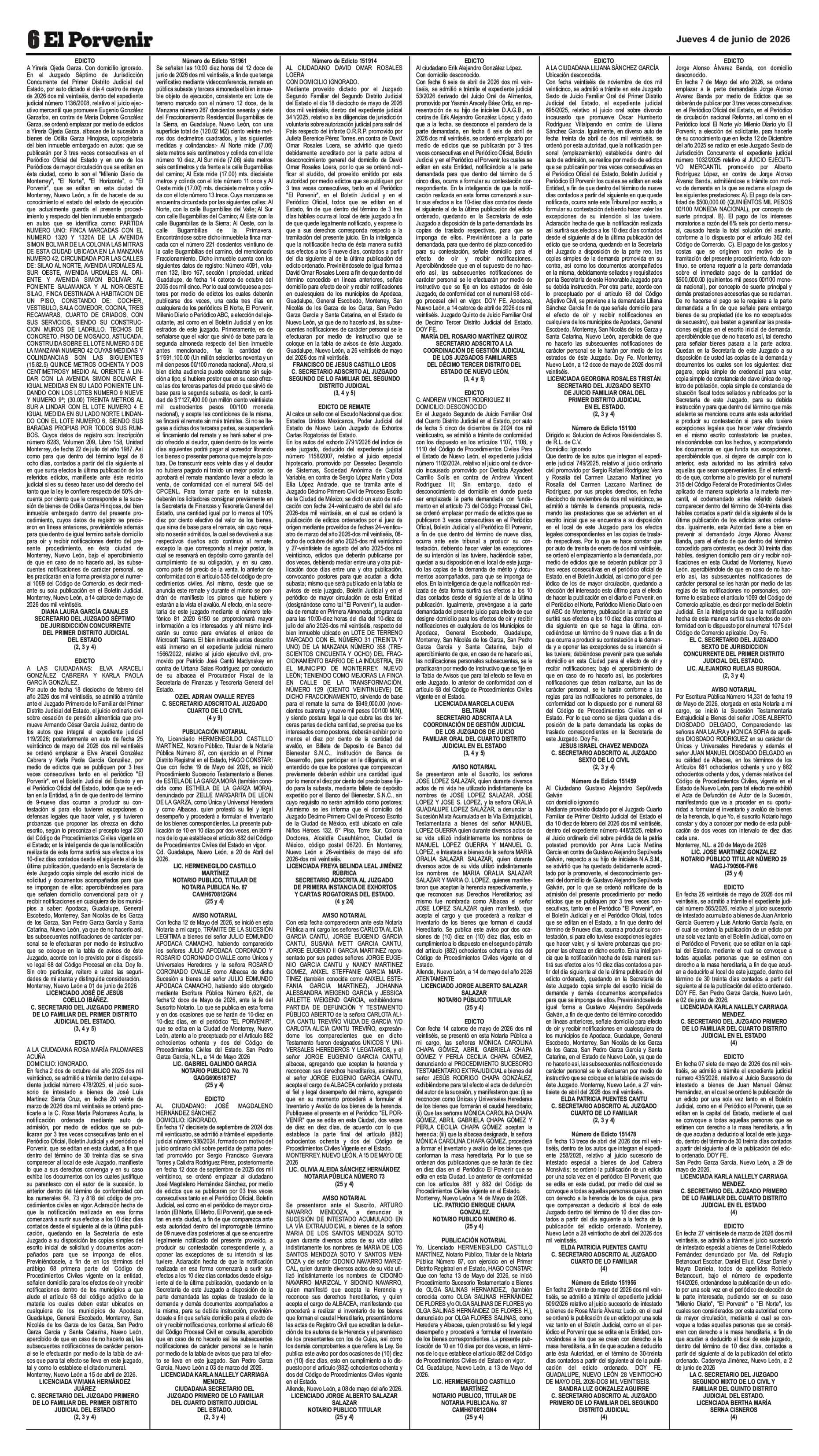 Edictos