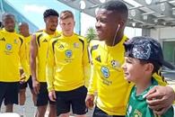 Sud&aacute;frica se relaja en Pachuca