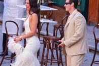 Aterrizan Dua Lipa y Callum Turner en Sicilia para su boda