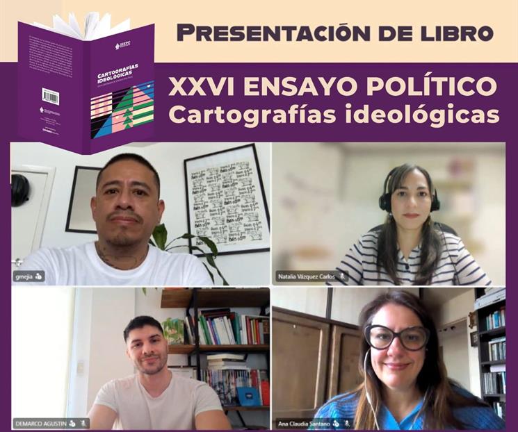 Presentan libro Cartograf&iacute;as ideol&oacute;gicas