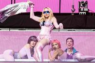 Madonna sorprende con concierto en Times Square
