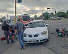 Resulta motociclista herido en incidente vial
