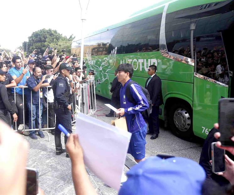 Selecci&oacute;n de Corea del Sur arriba a Guadalajara
